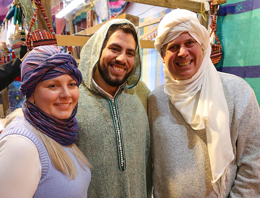 Weaving demonstration in Fez, Morocco by Kate Sharpe